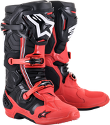 Botas ALPINESTARS Tech 10 Acumen - Negro/Rojo - US 8 2010020-312-8 