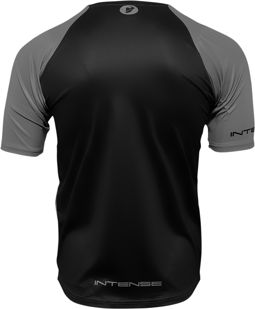 THOR Intense Dart Jersey - Gray/Black - Large 5120-0159