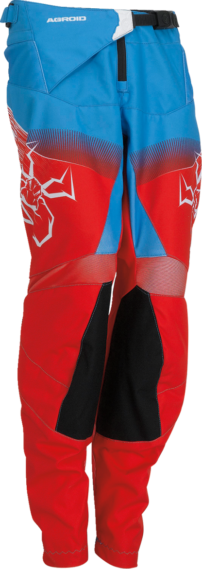 MOOSE RACING Youth Agroid Pants - Red/White/Blue - 20 2903-2268