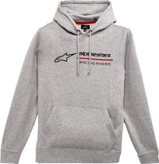 ALPINESTARS Linear Race Hoodie - Heather Gray - 2XL 12325100010262X