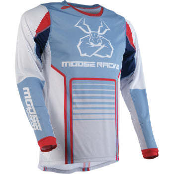 MOOSE RACING Agroid Jersey - Gray/Blue - 2XL 2910-7498