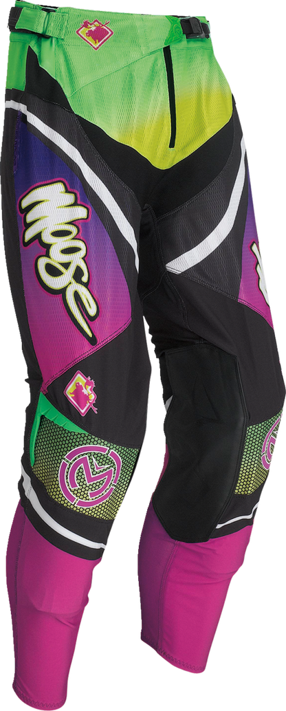 MOOSE RACING Sahara Pants - Purple/Green - 36 2901-10414