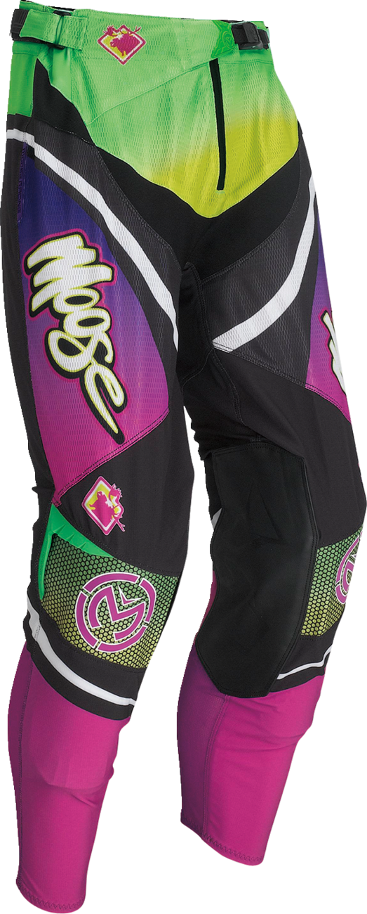 MOOSE RACING Sahara Pants - Purple/Green - 38 2901-10415