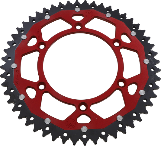 MOOSE RACING Dual Sprocket - Red - 52 Tooth 1210-897-52-13X