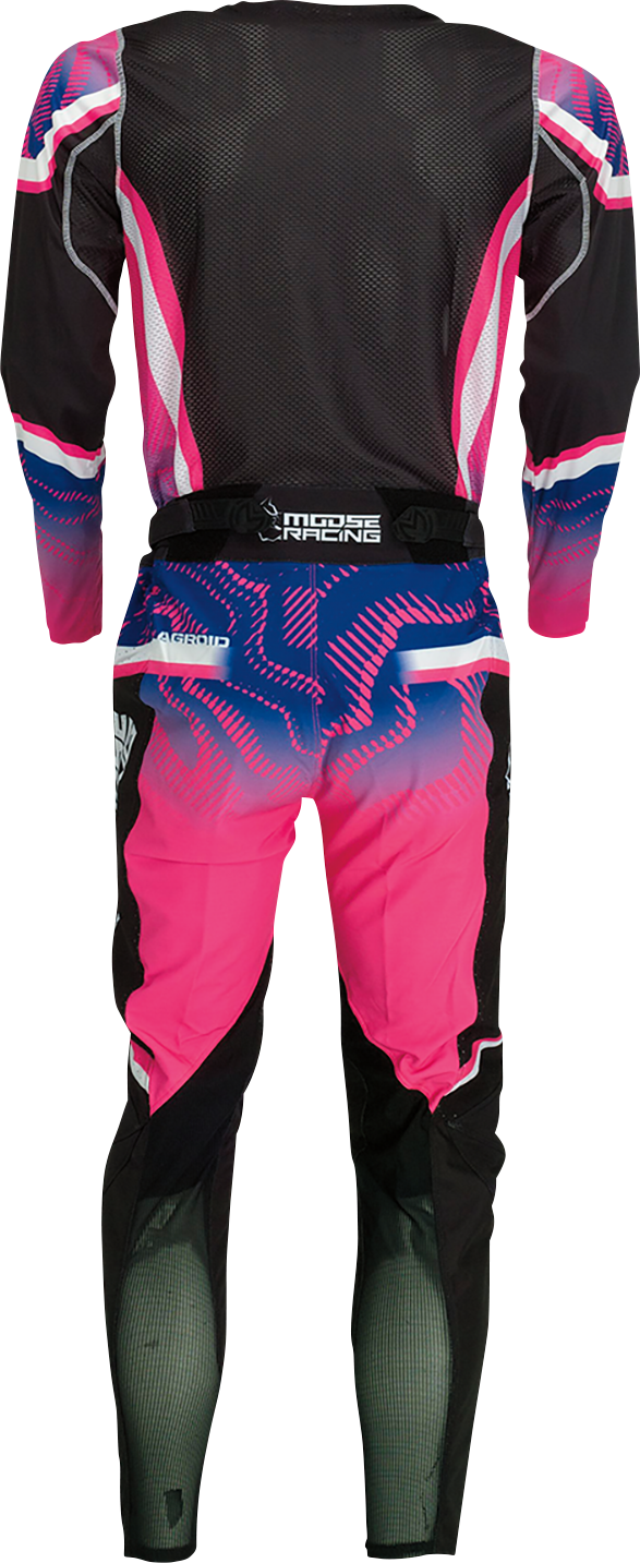 MOOSE RACING Agroid Jersey - Pink/Purple/Black - Medium 2910-7397