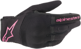 ALPINESTARS Women's Copper Gloves - Black/Fuchsia - XS 3598420-1039-XS