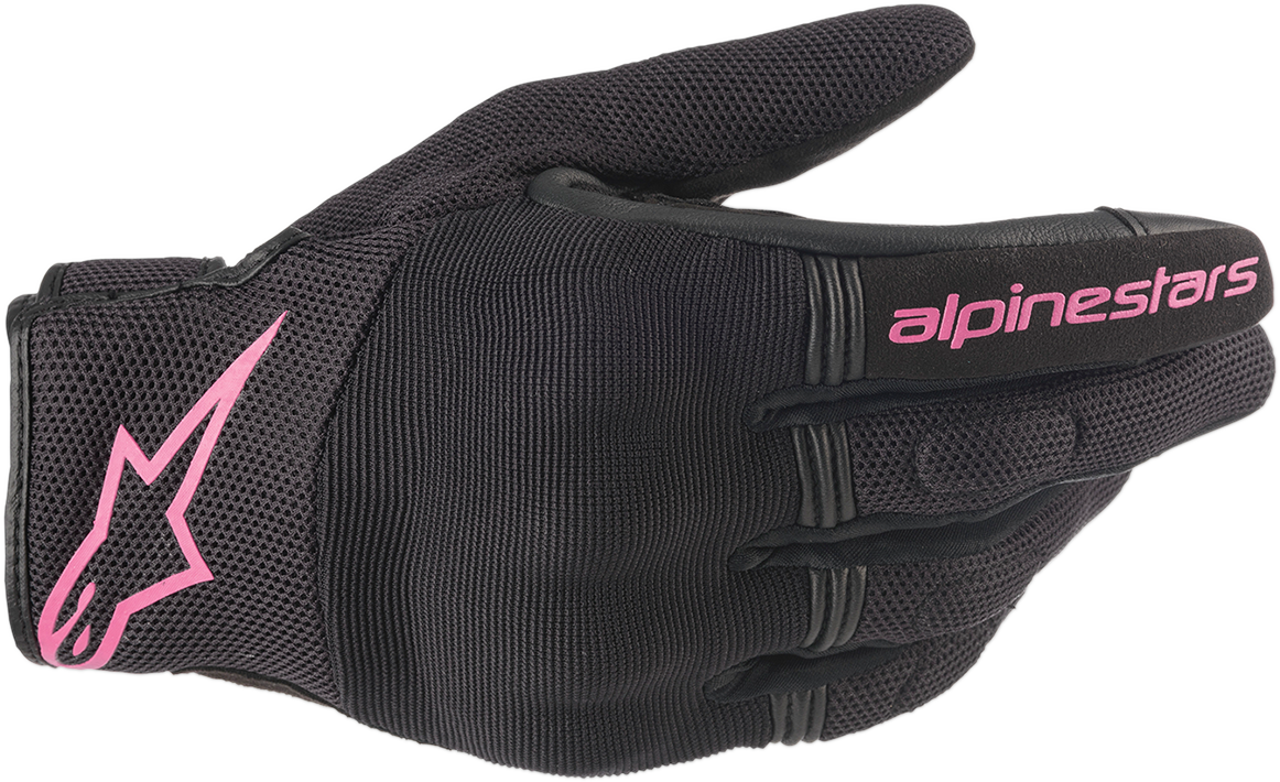 Guantes ALPINESTARS Copper para mujer - Negro/Fucsia - Pequeño 3598420-1039-S 