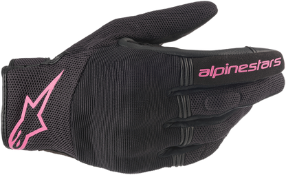 Guantes ALPINESTARS Copper para mujer - Negro/Fucsia - Pequeño 3598420-1039-S 