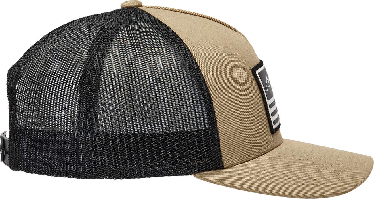 ALPINESTARS Flag Snapback Hat - Sand/Black - One Size 1211810132310OS