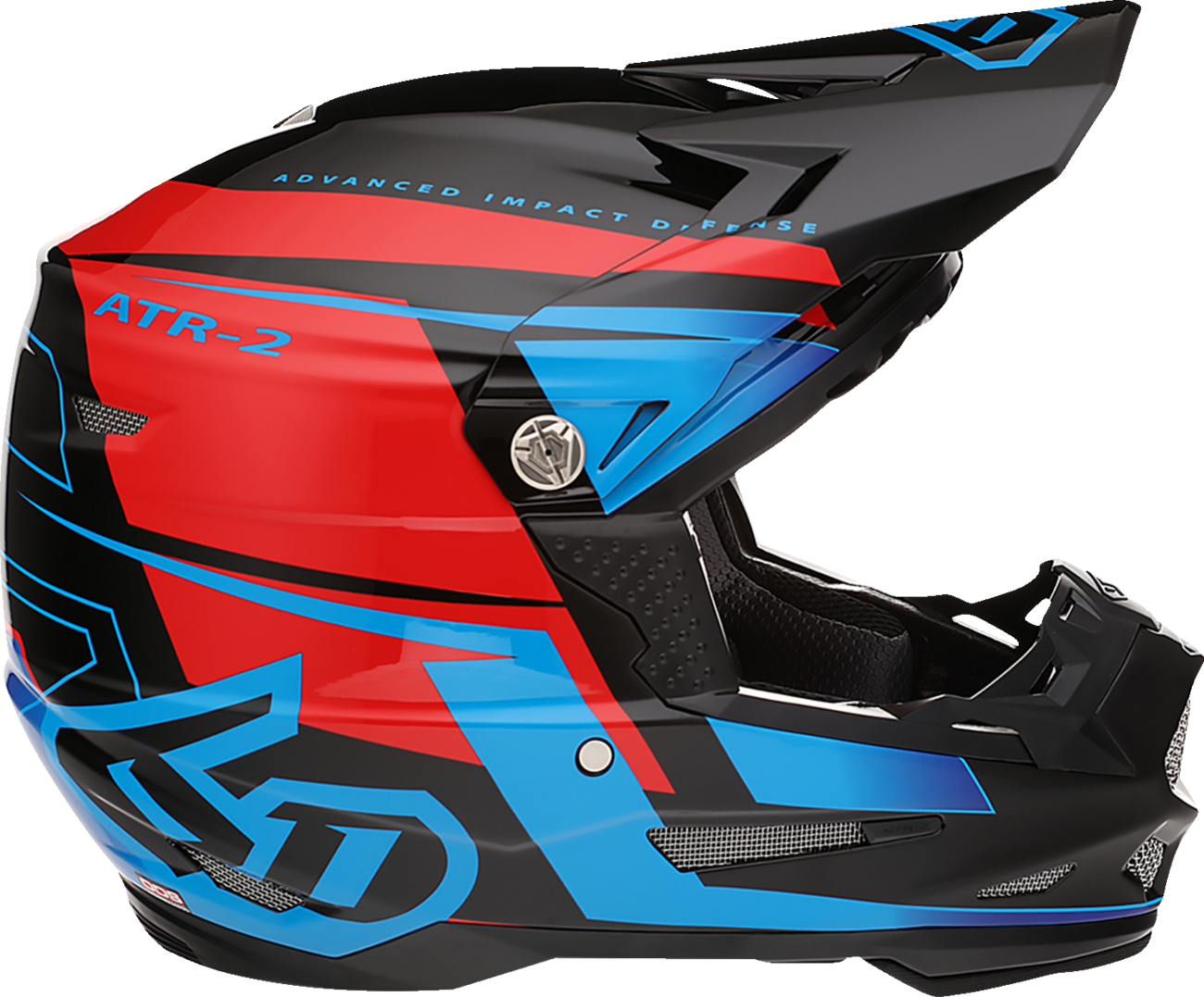 6D ATR-2 Helmet - Mach - Blue/Red/Black - Large 12-3317