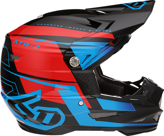 6D ATR-2 Helmet - Mach - Blue/Red/Black - Large 12-3317