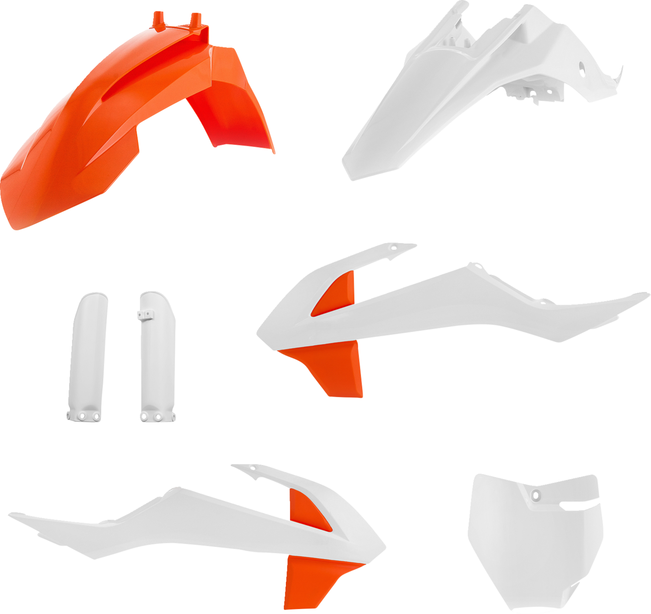 ACERBIS Full Replacement Body Kit - OEM '23 White/Orange 2791527705
