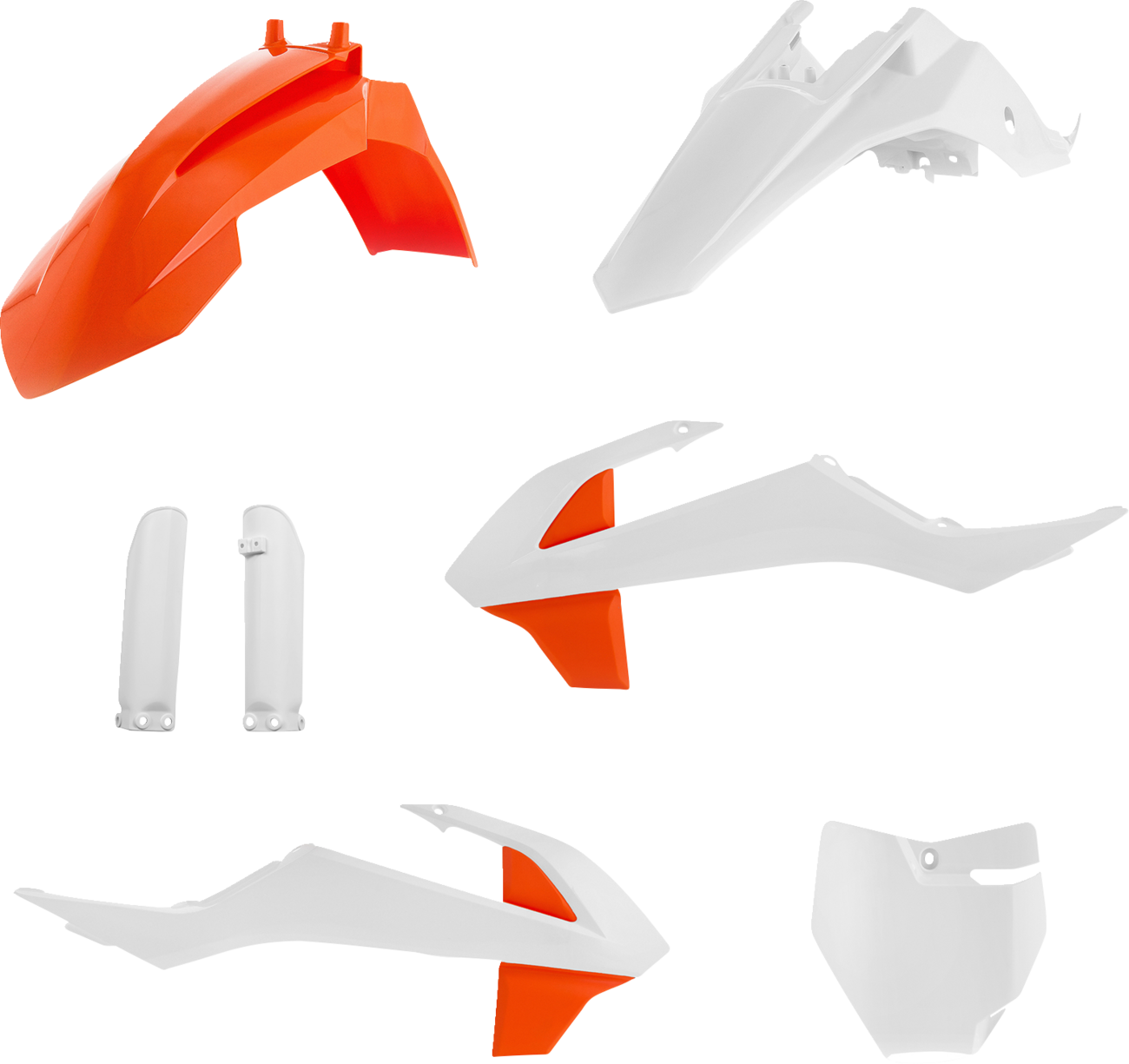 Kit de carrocería de repuesto completo ACERBIS - OEM '23 Blanco/Naranja 2791527705