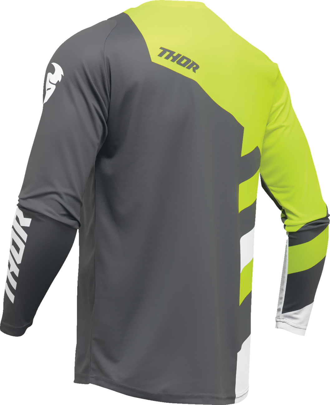 Camiseta THOR Youth Sector Checker - Gris/Verde - 2XS 2912-2418 