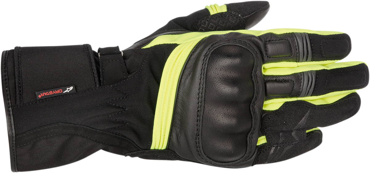 ALPINESTARS Valparaiso Drystar® Gloves - Black/Yellow - Small 3526014-155-S