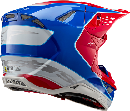 Casco ALPINESTARS Supertech M10 - Aeon - MIPS - Rojo brillante brillante/Azul - XL 8301923-3017-XL 