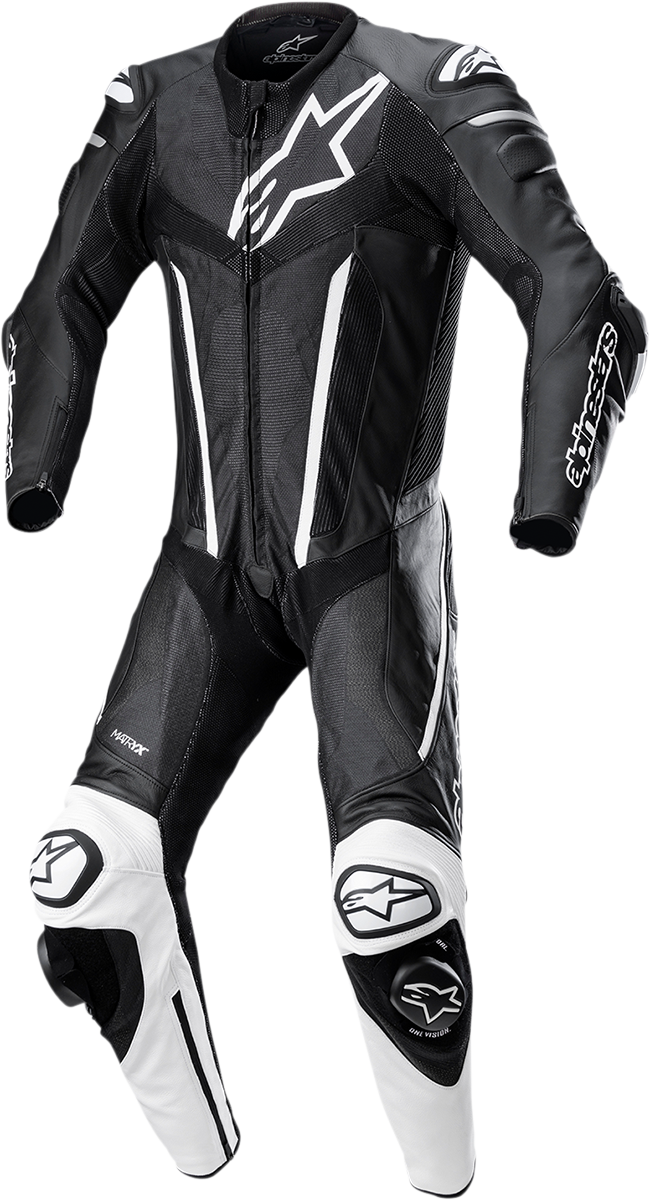 ALPINESTARS Fusion 1-Piece Suit - Black/White - US 46 / EU 56 3153022-12-56