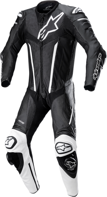 ALPINESTARS Fusion 1-Piece Suit - Black/White - US 46 / EU 56 3153022-12-56