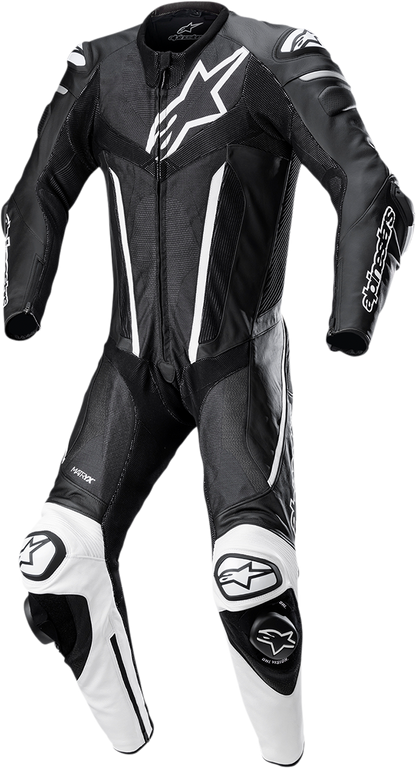 ALPINESTARS Fusion 1-Piece Suit - Black/White - US 40 / EU 50 3153022-12-50