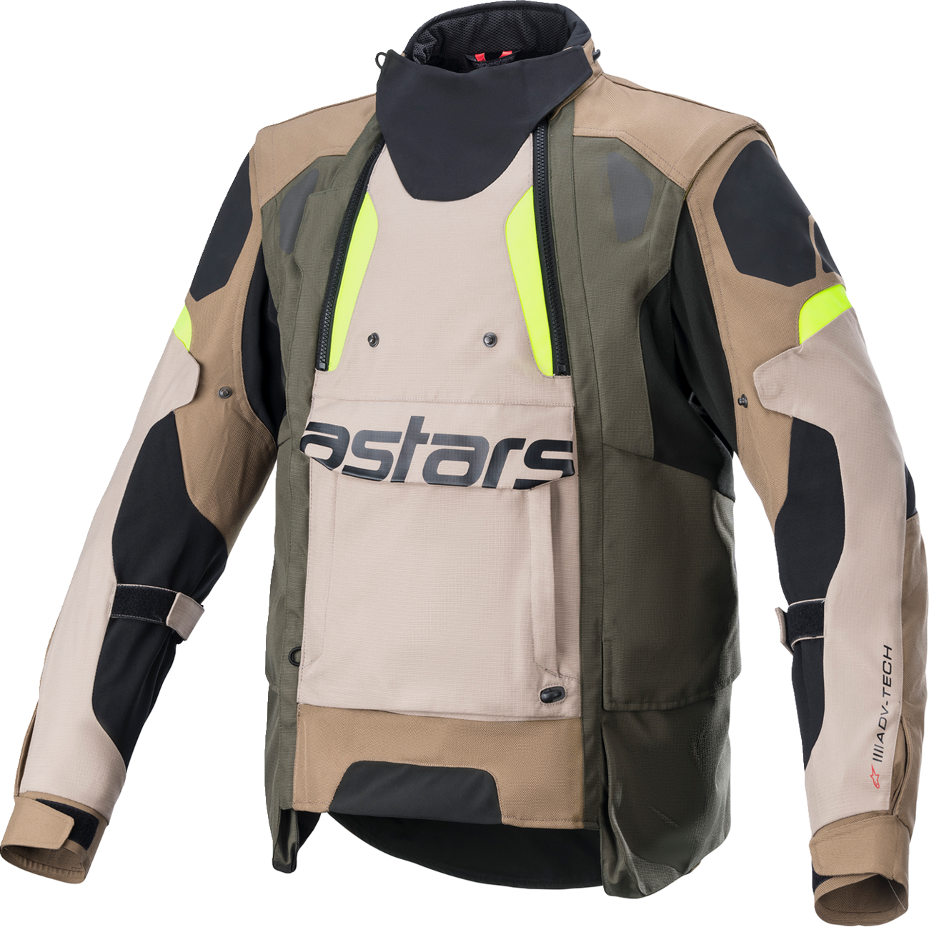 ALPINESTARS Halo Drystar® Jacket - Black/Sand/Yellow - XL 3204822-865-XL
