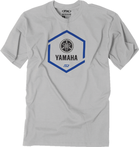 FACTORY EFFEX Camiseta Yamaha Hexagon - Gris - Grande 26-87204 