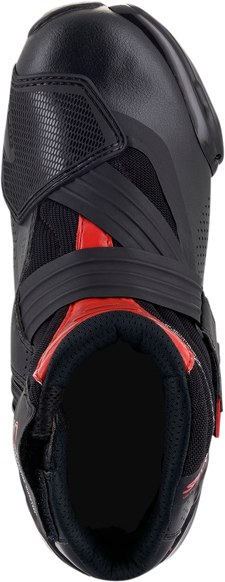 ALPINESTARS SMX1-R V2 Boots - Black/Red - US 10.5 / EU 45 2224021-13-45