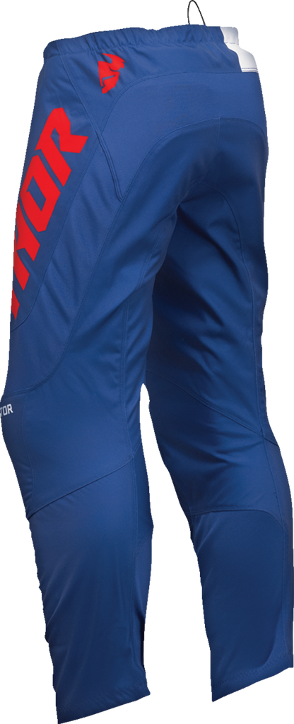 THOR Youth Sector Checker Pants - Navy/Red - 18 2903-2439