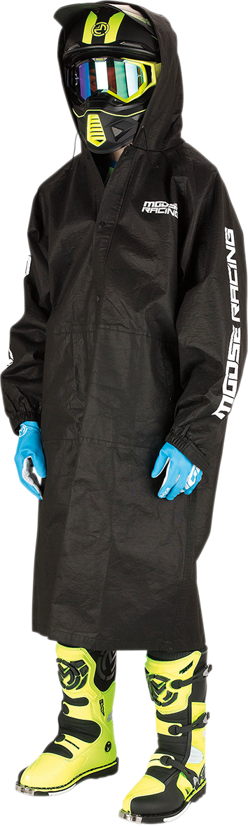 MOOSE RACING Mud Rainsuit Coat - Black - S/M LM1141-01 S/M
