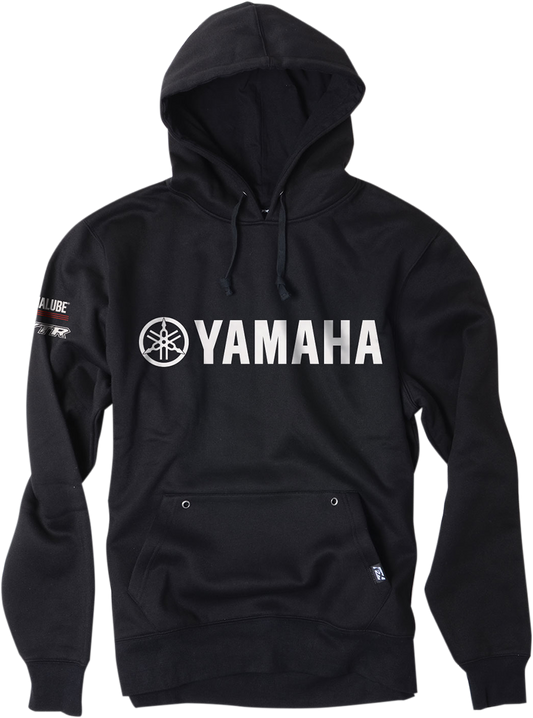 FACTORY EFFEX Yamaha Team Pullover Hoodie - Black - Large 16-88234