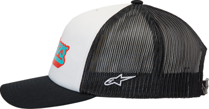 ALPINESTARS Delivery Trucker Hat - White/Black - One Size 1213810102010OS