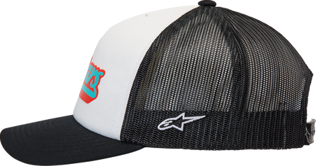 ALPINESTARS Delivery Trucker Hat - White/Black - One Size 1213810102010OS