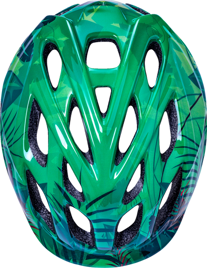 Casco iluminado KALI Child Chakra - Jungle - Verde brillante - Pequeño 221022215 