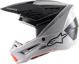 ALPINESTARS SM5 Helmet - Rayon - Gray/Black/Silver - Medium 8304121-928-MD