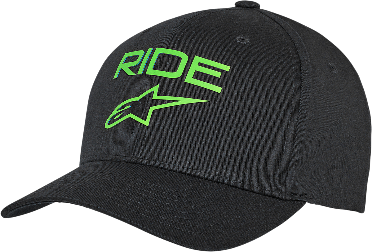 Gorro ALPINESTARS Ride Transfer - Negro/Verde - Grande/XL 1211810101060LX 