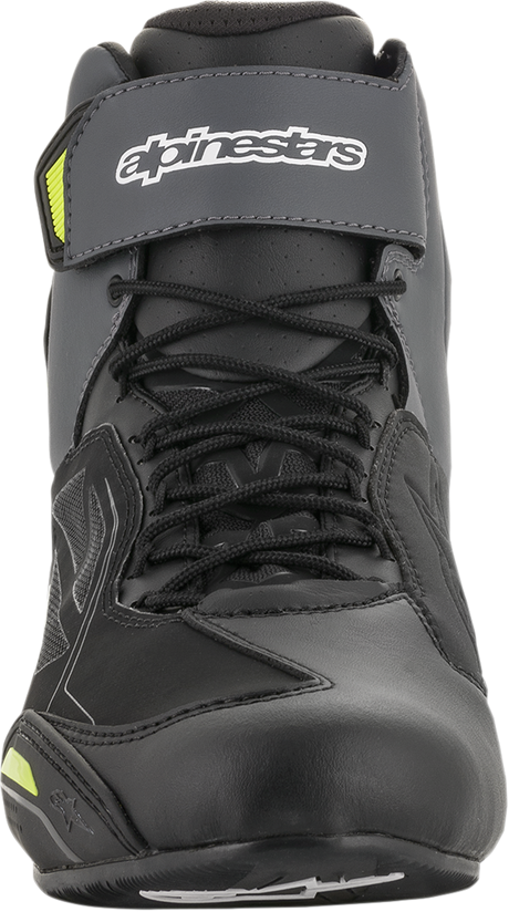 ALPINESTARS Faster-3 Drystar® Shoes - Black/Gray/Yellow - US 9 2540719175-9