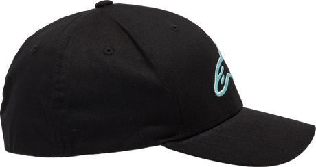 ALPINESTARS Ageless Curve Hat - Black/Light Aqua - Small/Medium 1017810101177SM