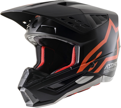 ALPINESTARS SM5 Helmet - Compass - Matte Black/Orange Fluo - XS 8303321-1149-XS