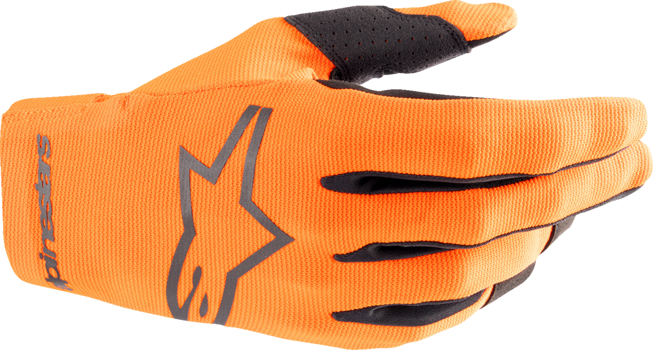 Guantes de radar ALPINESTARS - Naranja intenso/Negro - Pequeños 3561824-411-S