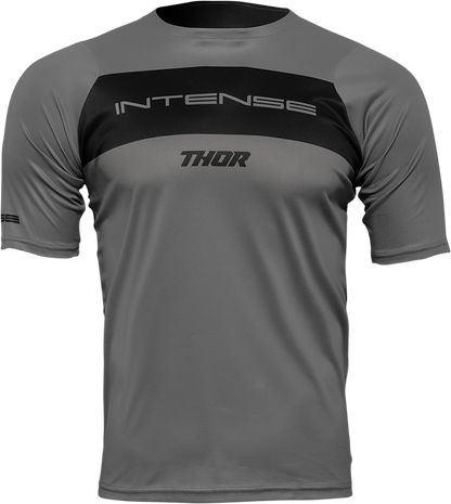 THOR Intense Dart Jersey - Gray/Black - Large 5120-0159