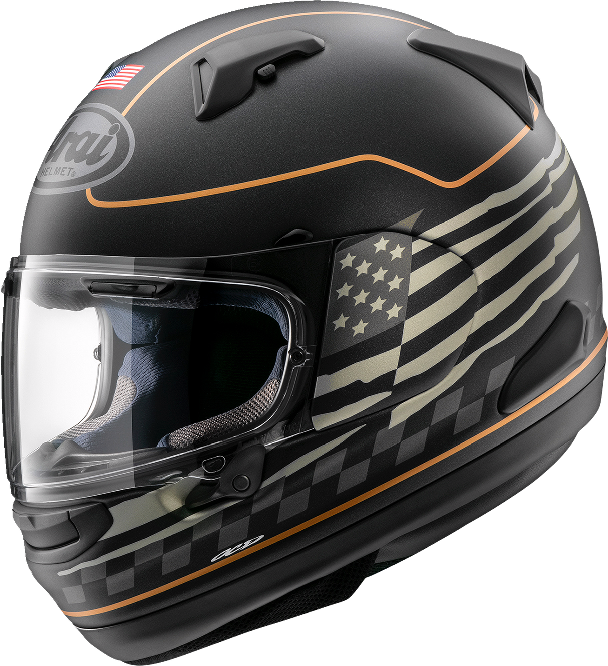 Casco ARAI Signet-X - Bandera de EE. UU. - Black Frost - XS 0101-15953 