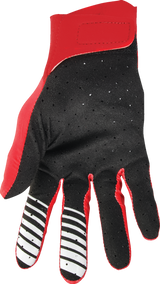 THOR Agile Gloves - Analog - Red/White - Large 3330-7660