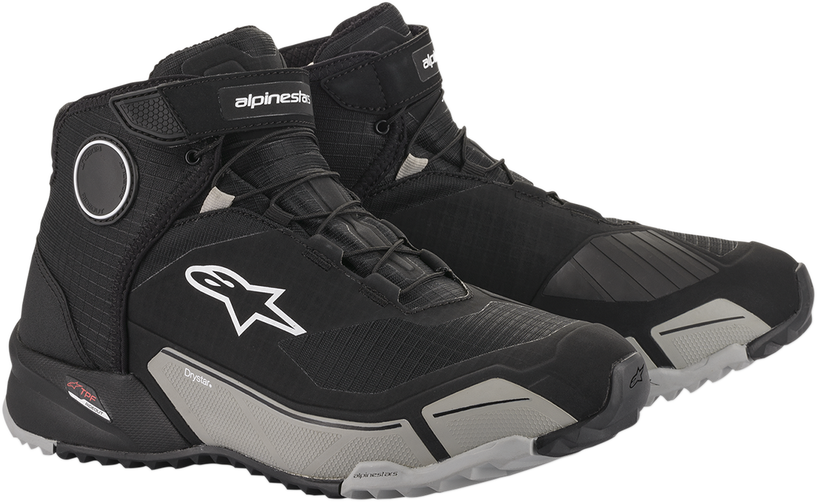 Zapatos ALPINESTARS CR-X Drystar - Negro/Gris frío - US 13 261182010513 
