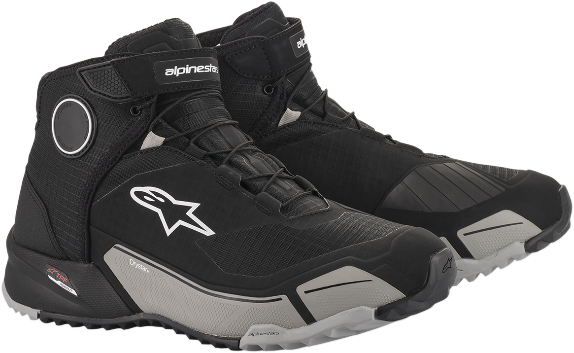 ALPINESTARS CR-X Drystar® Shoes - Black/Cool Gray - US 10.5 261182010511