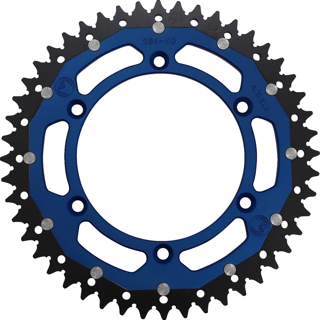 MOOSE RACING Dual Sprocket - Blue - 48 Tooth 1210-251-48-12X