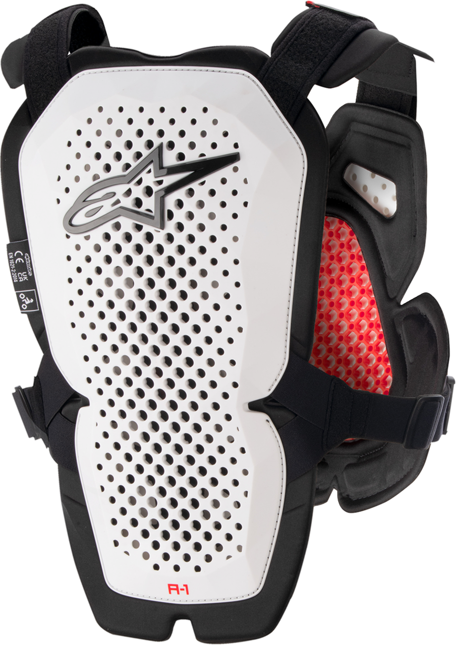 Protector de pecho ALPINESTARS A-1 Pro - Blanco/Negro/Rojo - XL/2XL 6700123213XL2X 