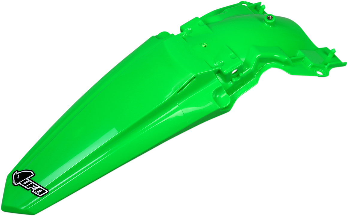 UFO MX Rear Fender - Fluorescent Green KA04749AFLU