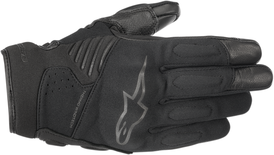 ALPINESTARS Faster Gloves - Black/Black - Medium 3567618-1100-M