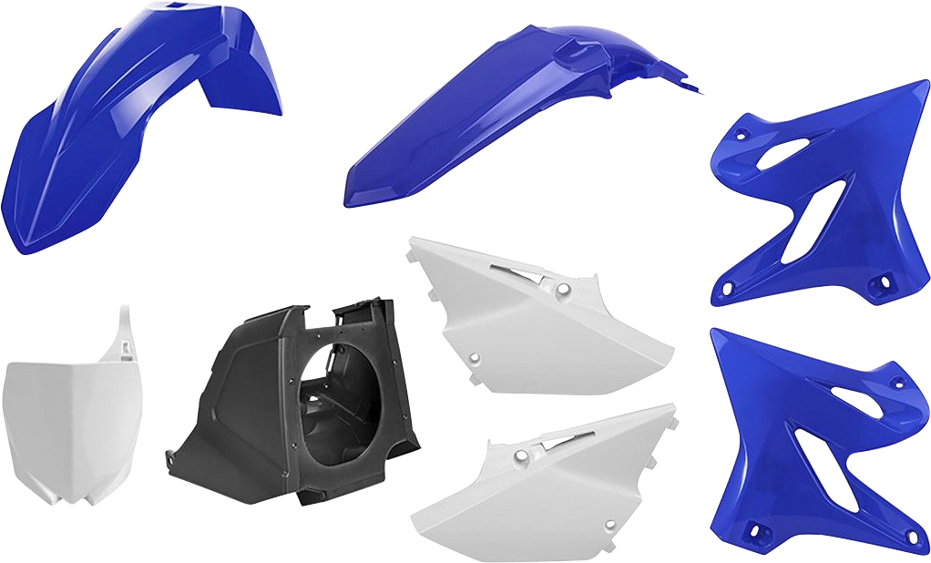 POLISPORT Restyled Body Kit - Blue/White/Black - YZ 125/250 90716