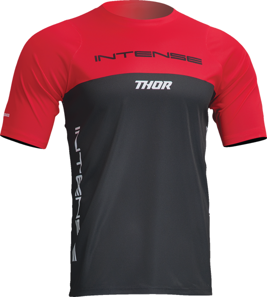 Camiseta THOR Intense Assist Censis - Manga corta - Rojo/Negro - Grande 5020-0207 