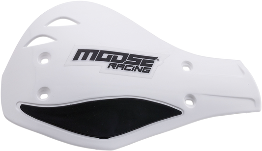 MOOSE RACING Handguards - Deflector - White/Black M51-120